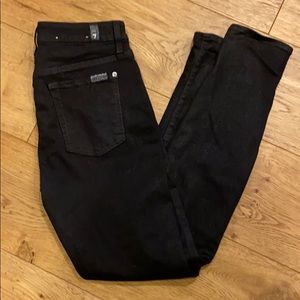 7 for all mankind distressed shimmer jean